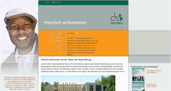 Desktop Screenshot of daetz-stiftung.org
