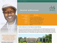 Tablet Screenshot of daetz-stiftung.org